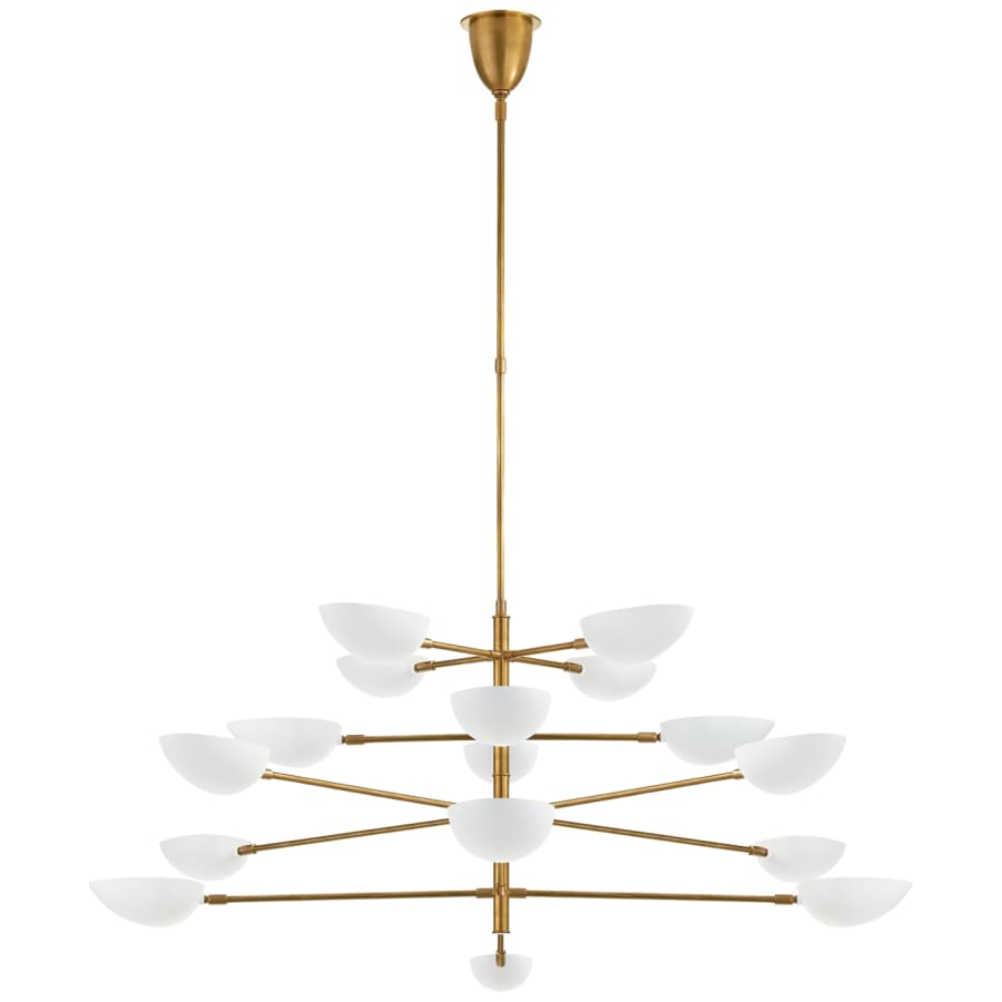 Visual Comfort Graphic 63" Four Tier Chandelier by AERIN