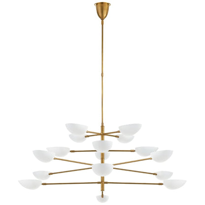 Visual Comfort Graphic 63" Four Tier Chandelier by AERIN