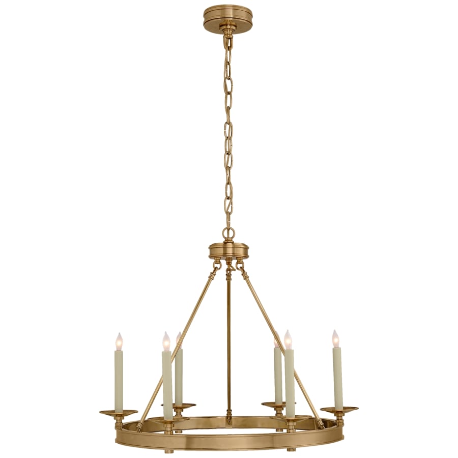 Visual Comfort Launceton 27" Small Ring Chandelier by E.F. Chapman