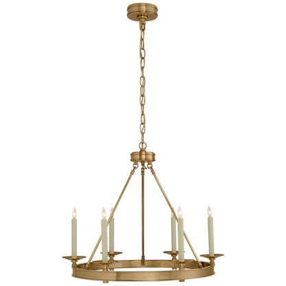 Visual Comfort Launceton 27" Small Ring Chandelier by E.F. Chapman