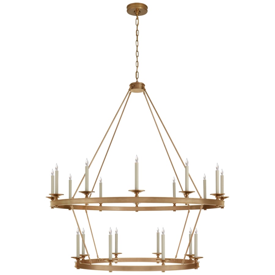 Visual Comfort Launceton 53" Grande Two Tiered Chandelier by Champan & Myers
