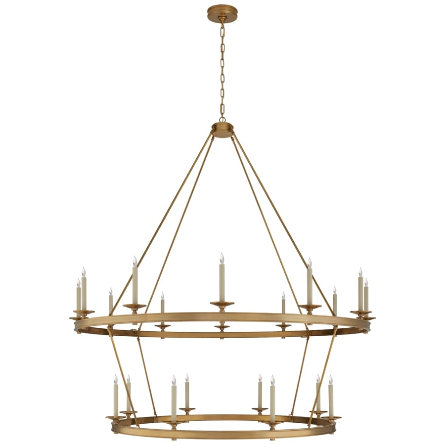 Visual Comfort Launceton 64" XXL Two Tiered Chandelier by Champan & Myers