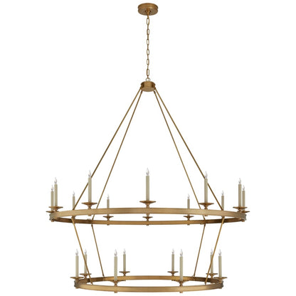 Visual Comfort Launceton 64" XXL Two Tiered Chandelier by Champan & Myers