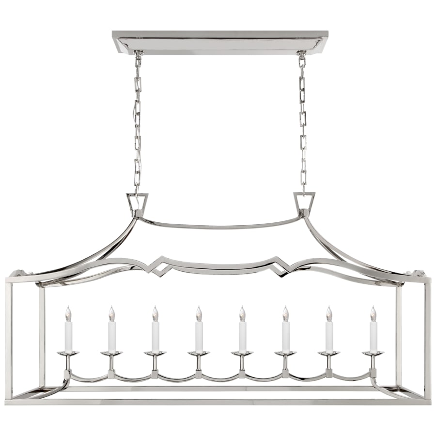Visual Comfort Fancy Darlana 52" Large Linear Chandelier by E.F. Chapman