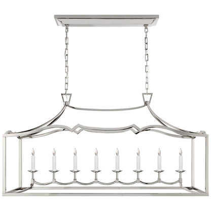 Visual Comfort Fancy Darlana 52" Large Linear Chandelier by E.F. Chapman