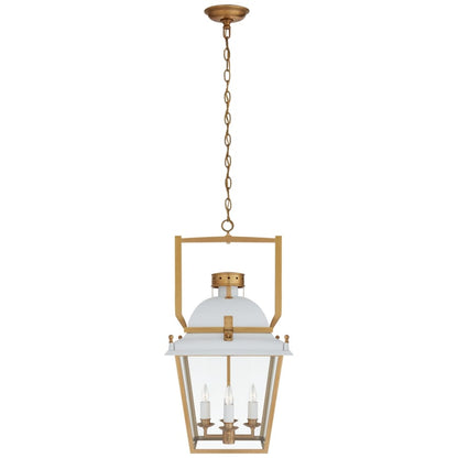 Visual Comfort Coventry 28" Small Lantern with Clear Glass by Chapman & Myers