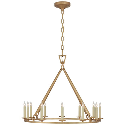 Visual Comfort Darlana 30" Medium Single Ring Chandelier by Chapman & Myers