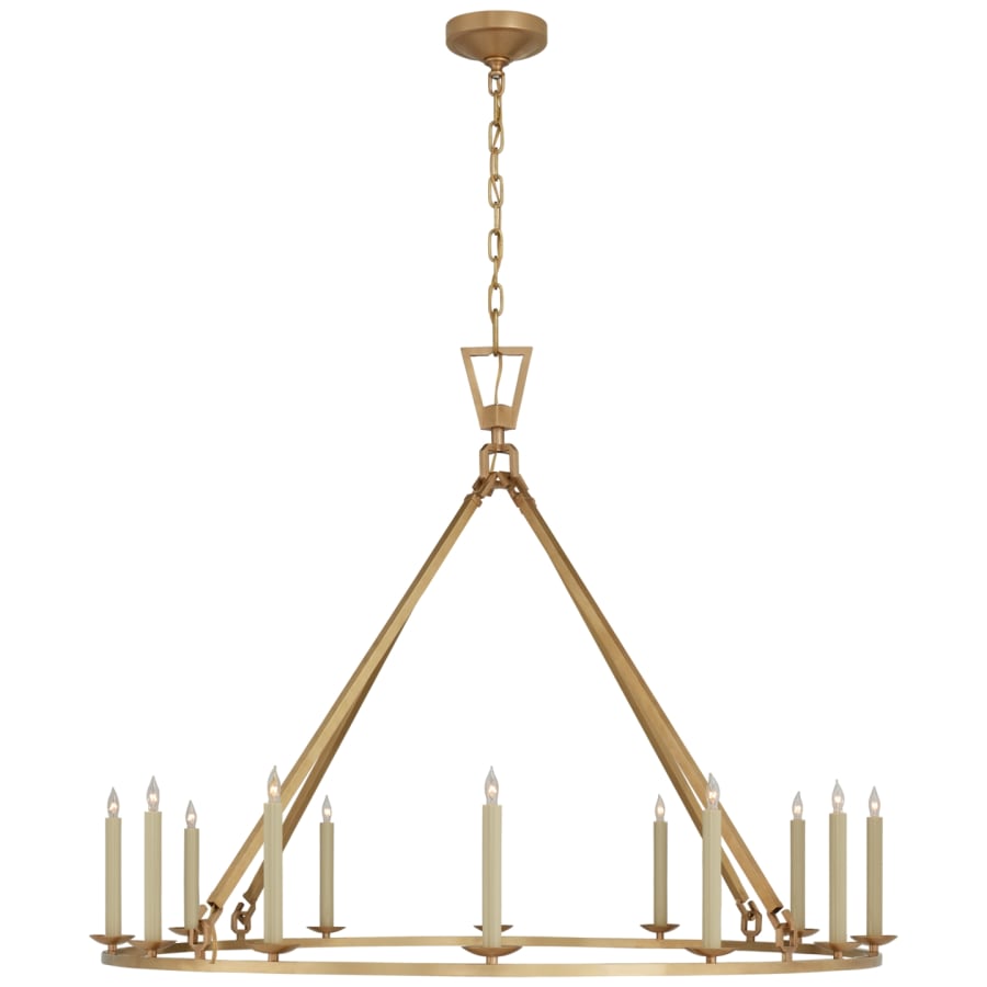 Visual Comfort Darlana 50" Extra Large Single Ring Chandelier by Chapman & Myers