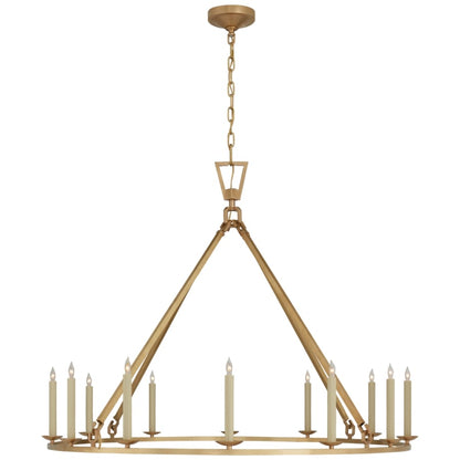 Visual Comfort Darlana 50" Extra Large Single Ring Chandelier by Chapman & Myers