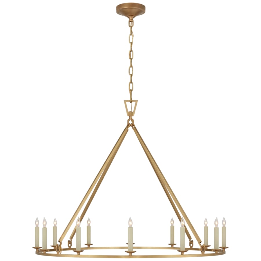 Visual Comfort Darlana 40" Large Single Ring Chandelier by Chapman & Myers