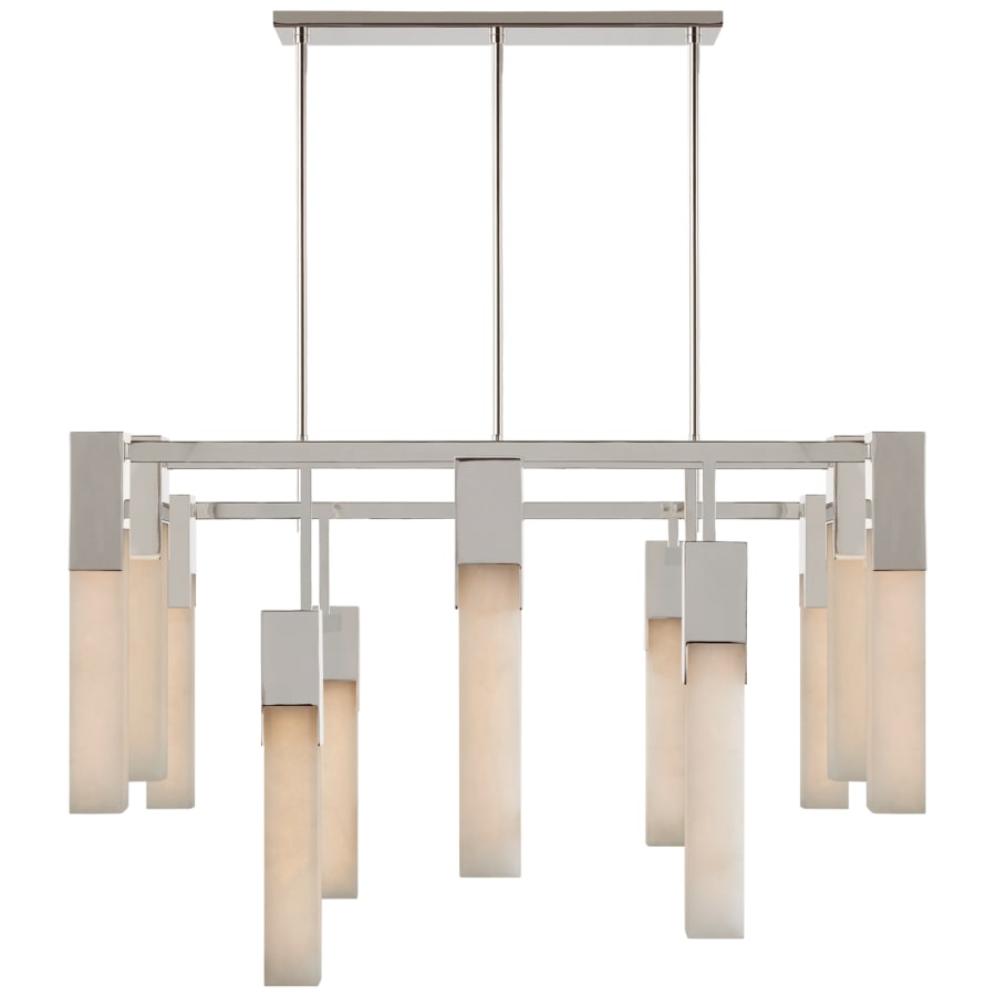 Visual Comfort Covet 44" Large Chandelier with Alabaster by Kelly Wearstler