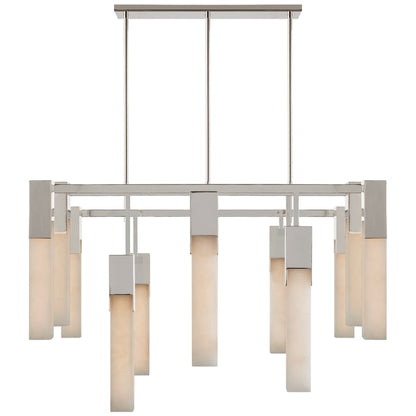 Visual Comfort Covet 44" Large Chandelier with Alabaster by Kelly Wearstler