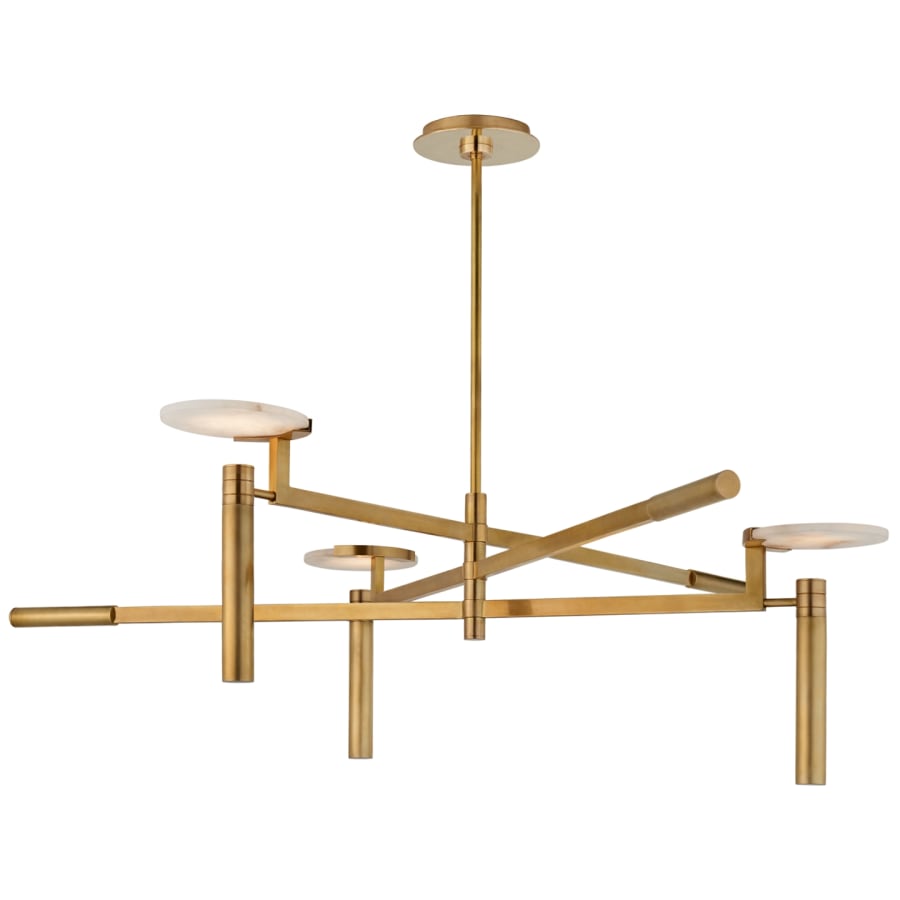 Visual Comfort Melange 45" Large Floating Disc LED Chandelier by Kelly Wearstler