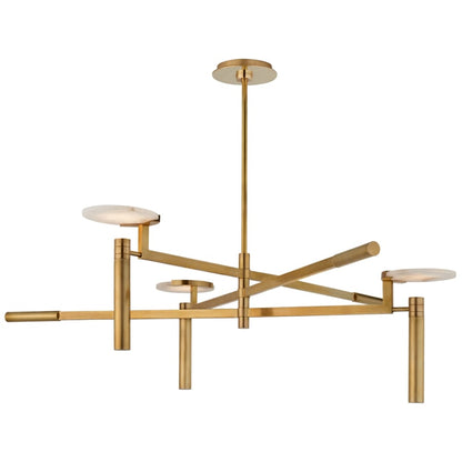Visual Comfort Melange 45" Large Floating Disc LED Chandelier by Kelly Wearstler