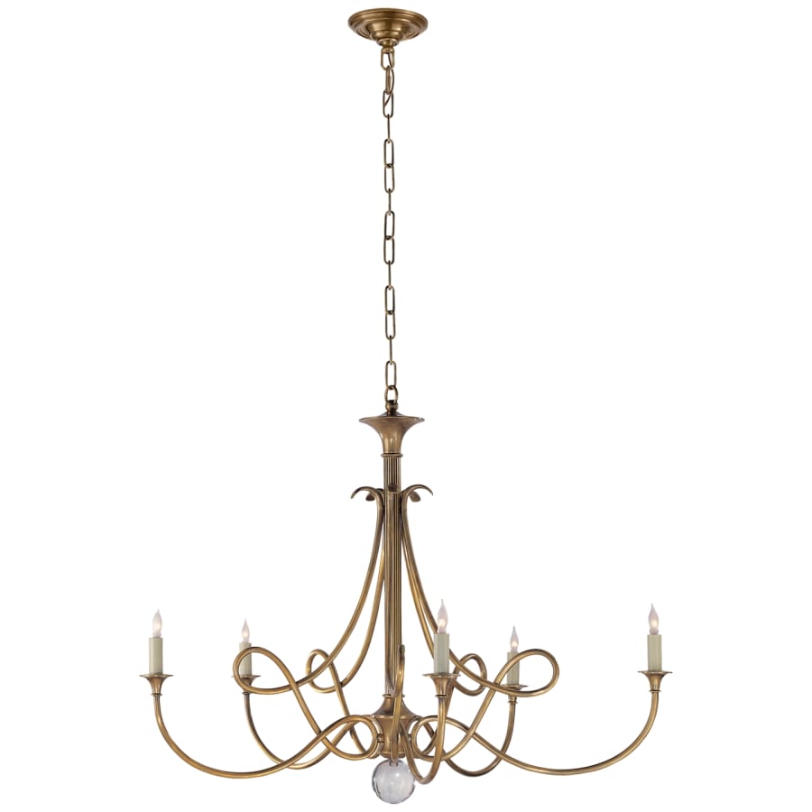 Visual Comfort Twist 36" Large Chandelier by Eric Cohler
