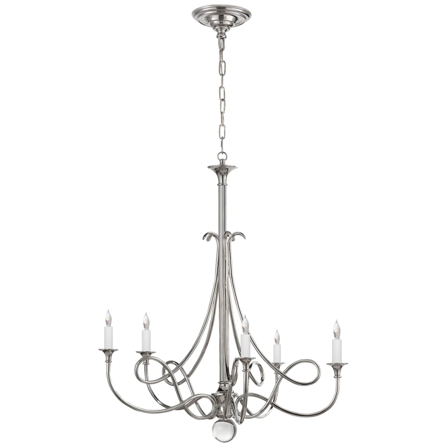 Visual Comfort Twist 26" Small Chandelier by Eric Cohler