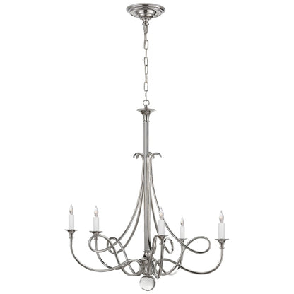 Visual Comfort Twist 26" Small Chandelier by Eric Cohler