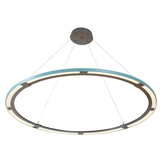 Vermont Modern Ringo 61-13/16" Wide Integrated LED Ring Chandelier with Adjustable Cables