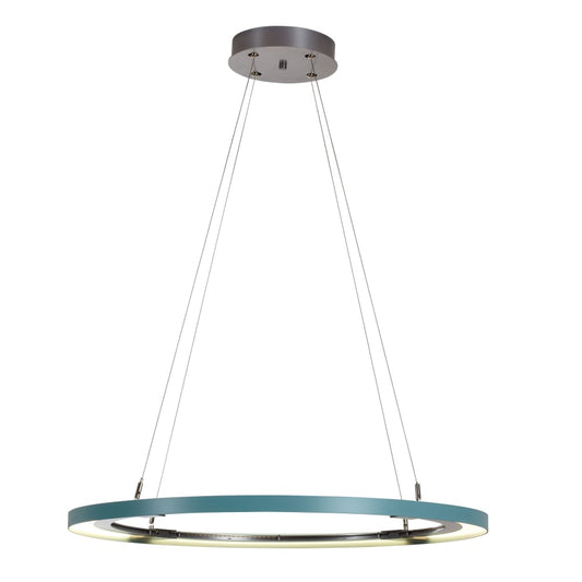 Vermont Modern Ringo 33-5/16" Wide Integrated LED Ring Chandelier with Adjustable Cables