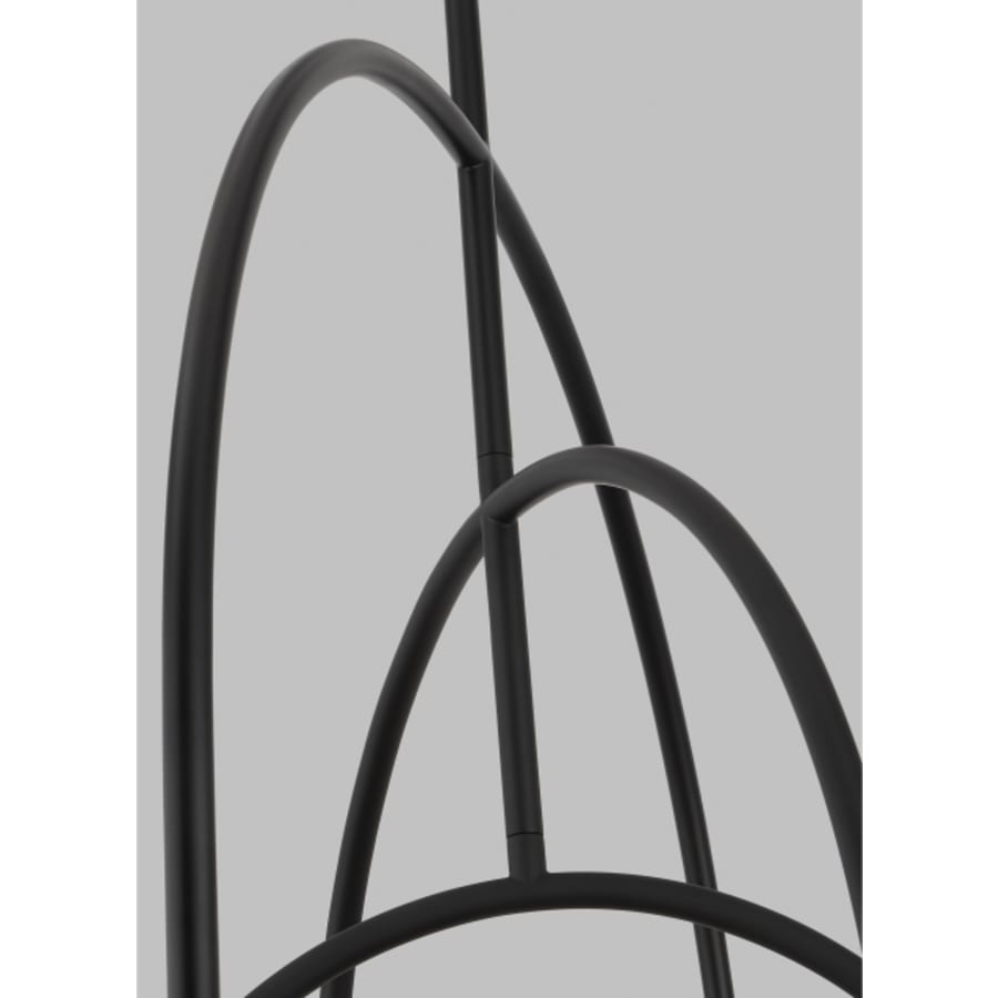 Visual Comfort Calumn 6 Light 38" Wide LED Abstract Chandelier with Glass Shades