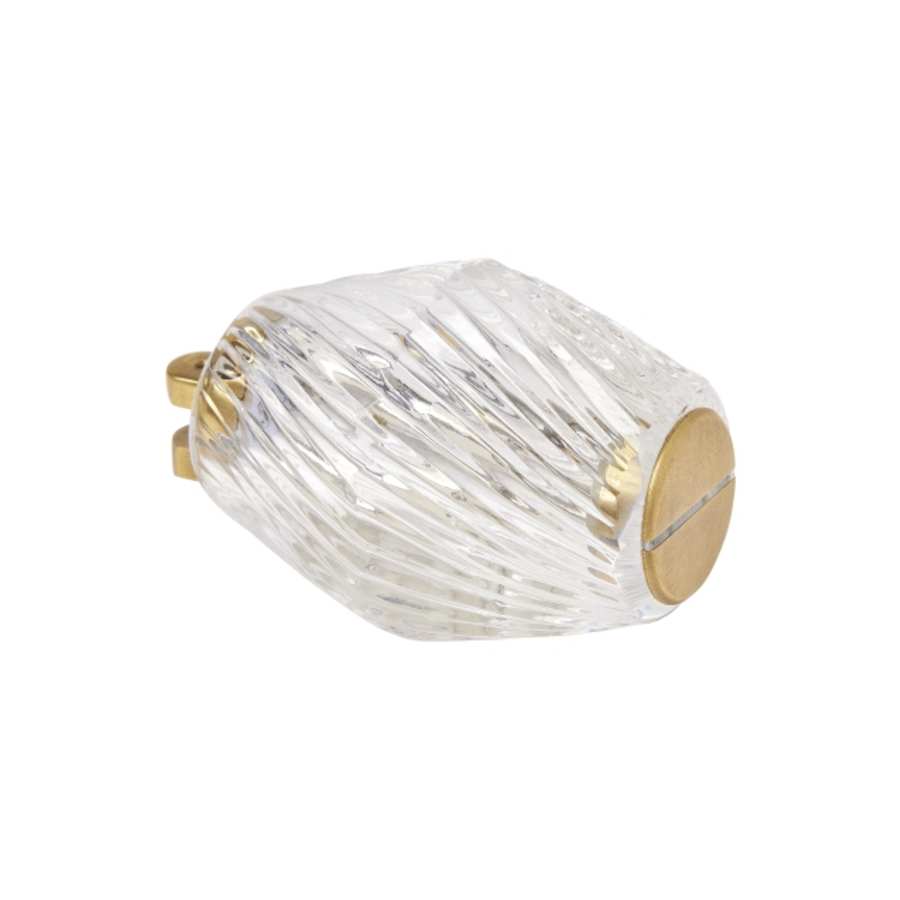 Visual Comfort Collier 2" Wide LED Crystal Abstract Chandelier