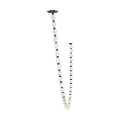 Visual Comfort Collier 2" Wide Crystal Abstract Chandelier