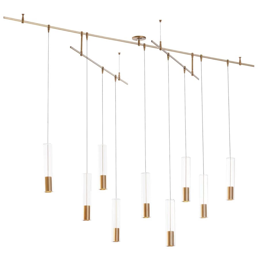 Visual Comfort Captra 9 Light 96" Wide LED Linear Chandelier