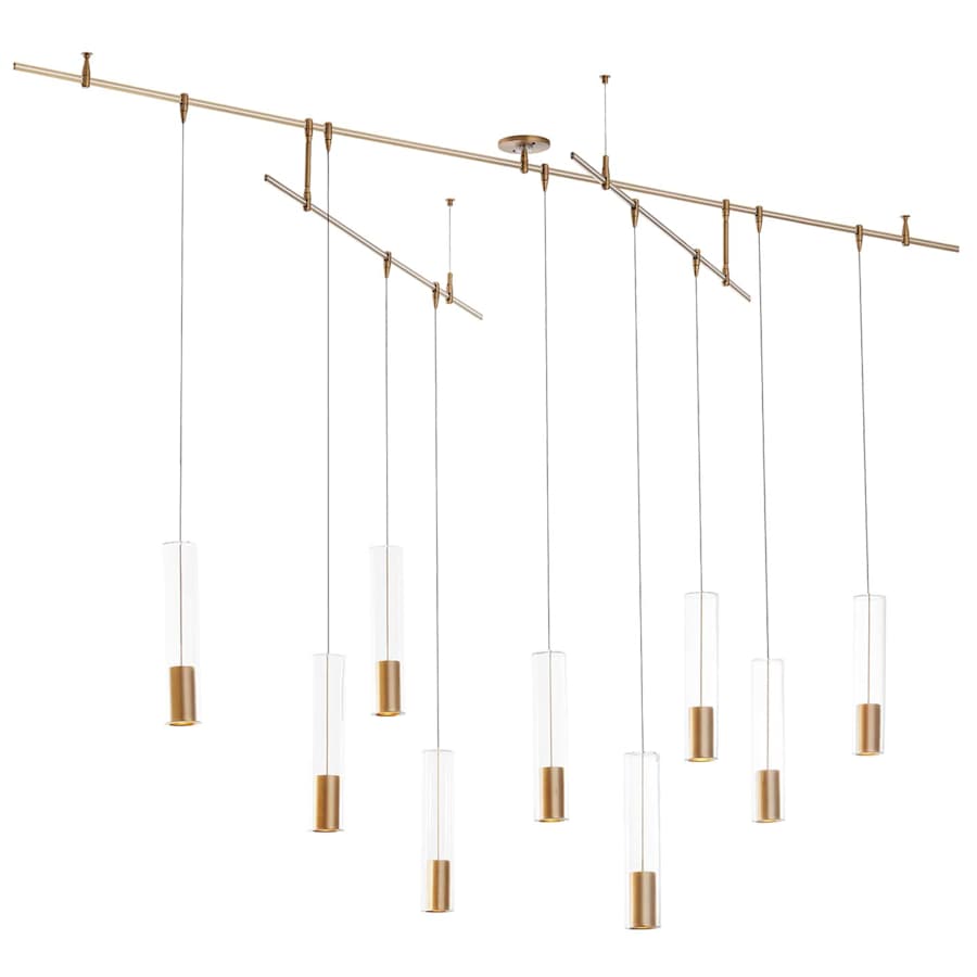 Visual Comfort Captra 9 Light 96" Wide LED Linear Chandelier