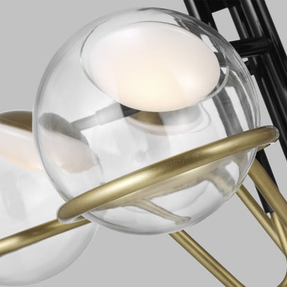 Visual Comfort Crosby 6 Light 30" Wide LED Chandelier -277