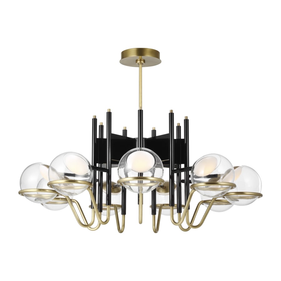 Visual Comfort Crosby 9 Light 38" Wide LED Chandelier -277