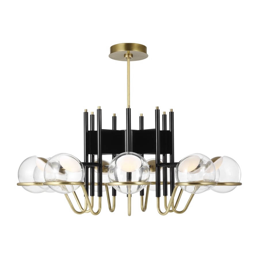 Visual Comfort Crosby 9 Light 38" Wide LED Chandelier -277