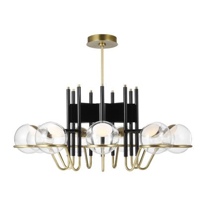 Visual Comfort Crosby 9 Light 38" Wide LED Chandelier