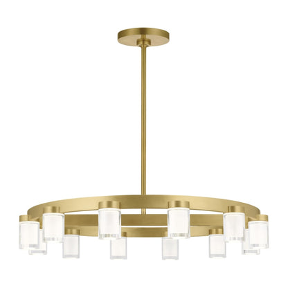 Visual Comfort Esfera 12 Light 32" Wide LED Linear Chandelier -277