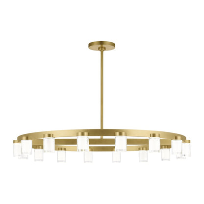 Visual Comfort Esfera 16 Light 44" Wide LED Linear Chandelier -277