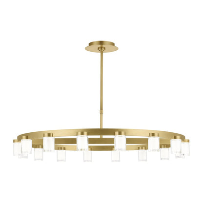 Visual Comfort Esfera 16 Light 44" Wide LED Linear Chandelier
