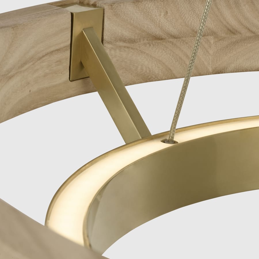 Visual Comfort Grace 24" Wide Ring Chandelier
