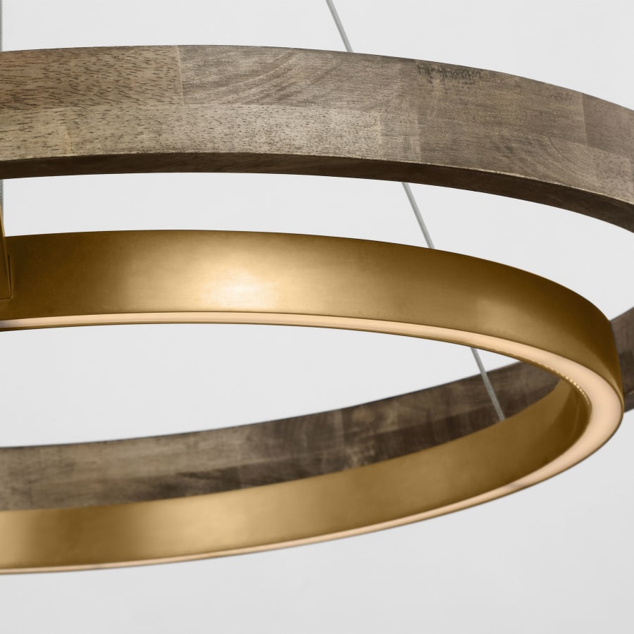 Visual Comfort Grace Single Light 30" Wide LED Ring Chandelier