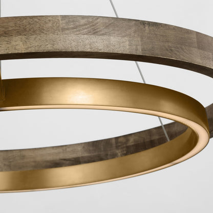 Visual Comfort Grace Single Light 30" Wide LED Ring Chandelier