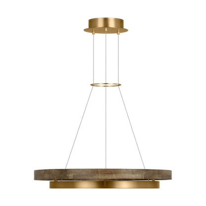 Visual Comfort Grace Single Light 30" Wide LED Ring Chandelier