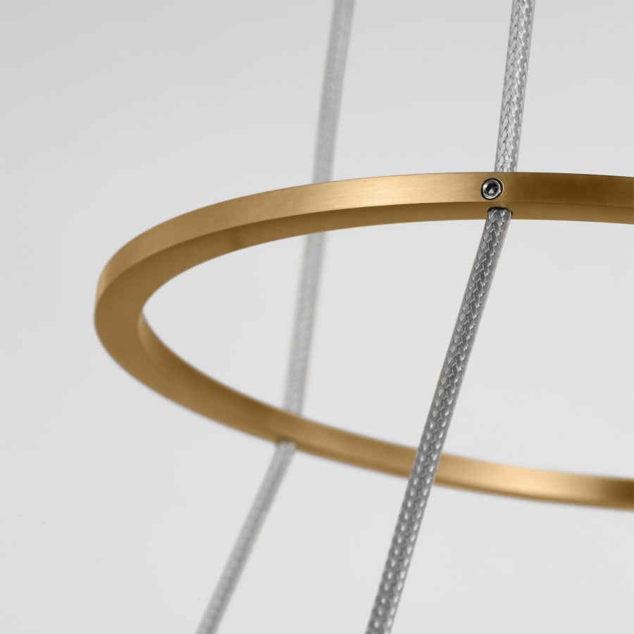 Visual Comfort Grace Single Light 36" Wide LED Ring Chandelier