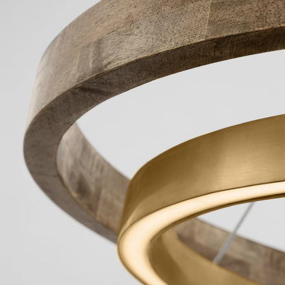 Visual Comfort Grace Single Light 36" Wide LED Ring Chandelier