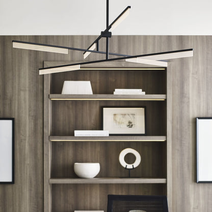 Visual Comfort Klee 6 Light 56" Wide LED Linear Chandelier