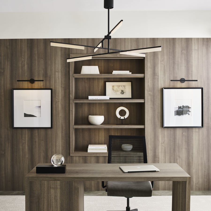 Visual Comfort Klee 6 Light 56" Wide LED Linear Chandelier