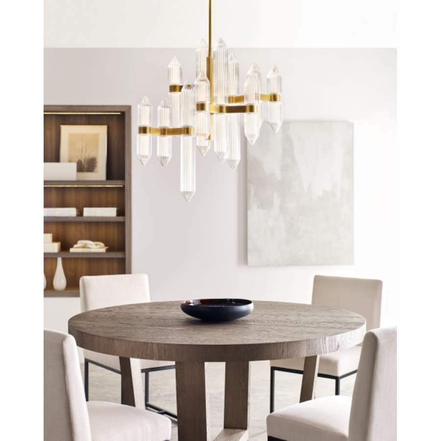 Visual Comfort Langston 12 Light 35" Wide LED Crystal Chandelier