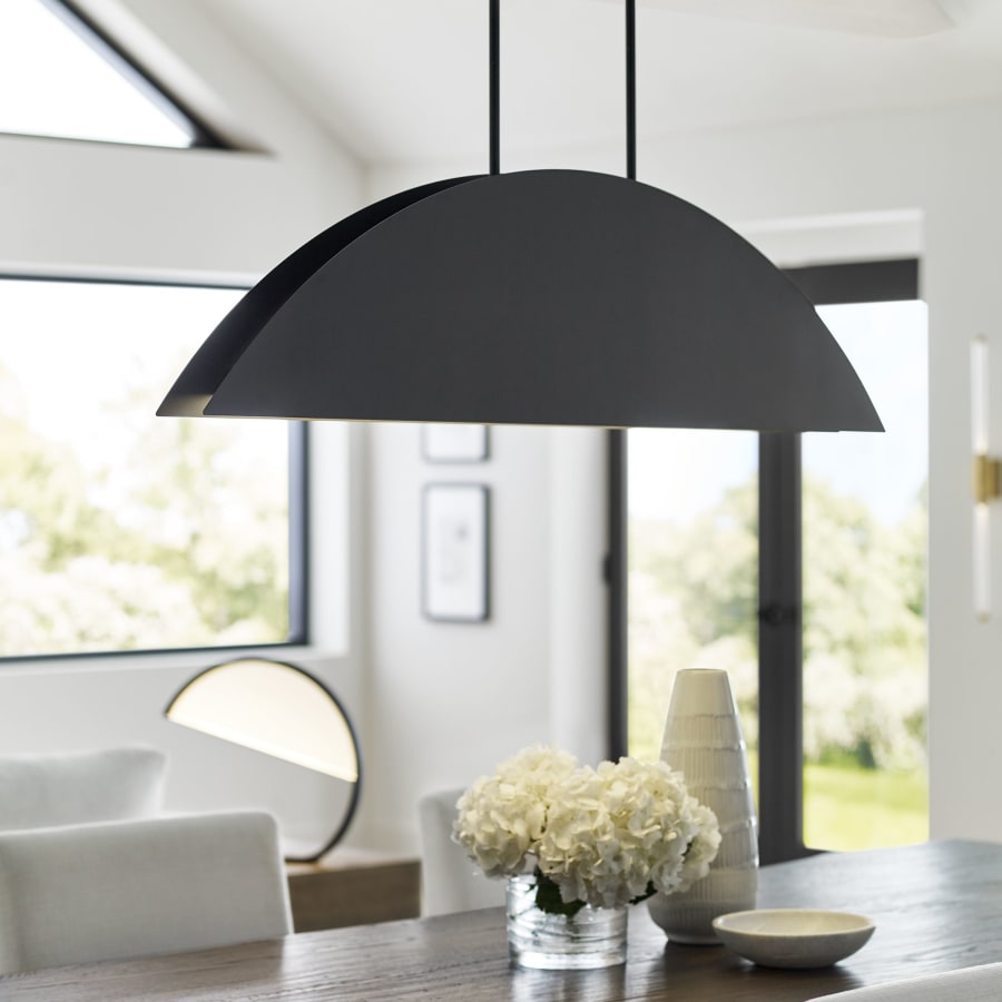 Visual Comfort Bau 50" Wide LED Linear Chandelier