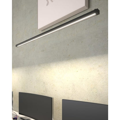 Visual Comfort Dyna 93-1/2" Wide Integrated LED Linear Chandelier with Remote Transformer