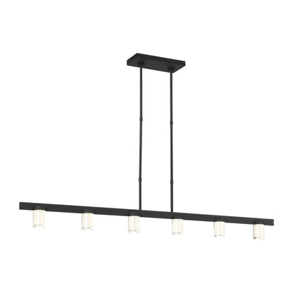 Visual Comfort Esfera 6 Light 60" Wide LED Linear Chandelier