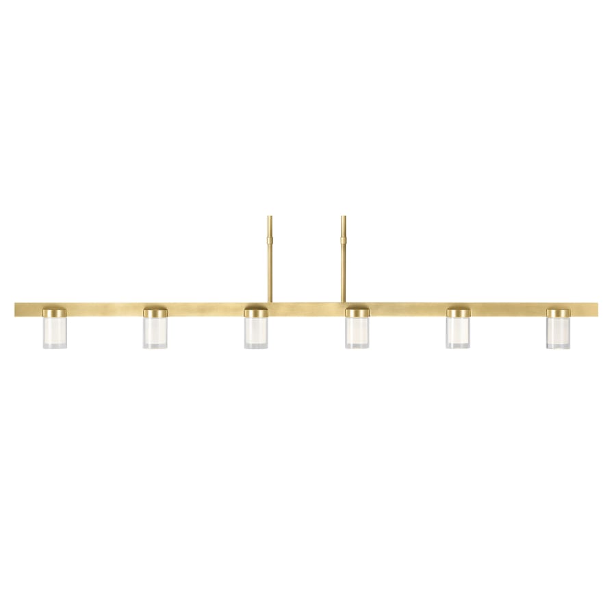 Visual Comfort Esfera 6 Light 60" Wide LED Linear Chandelier