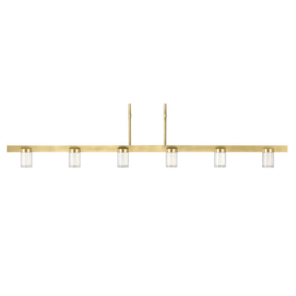 Visual Comfort Esfera 6 Light 60" Wide LED Linear Chandelier