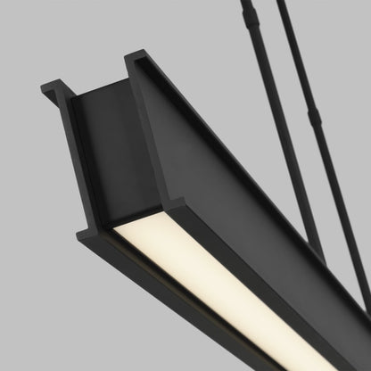 Visual Comfort I-Beam 72" Wide LED Linear Chandelier